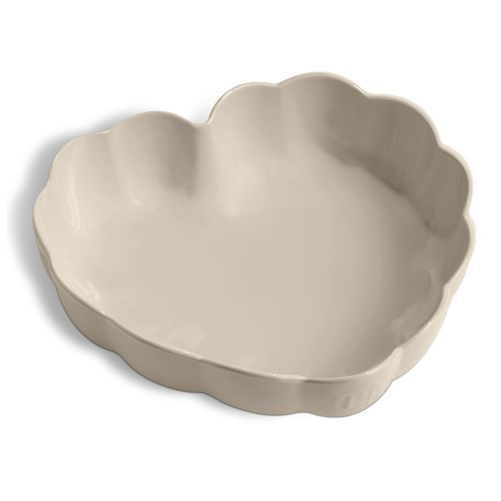 Emile Henry - Herzform 26,5 x 24,5 cm - Madeleine | Ton