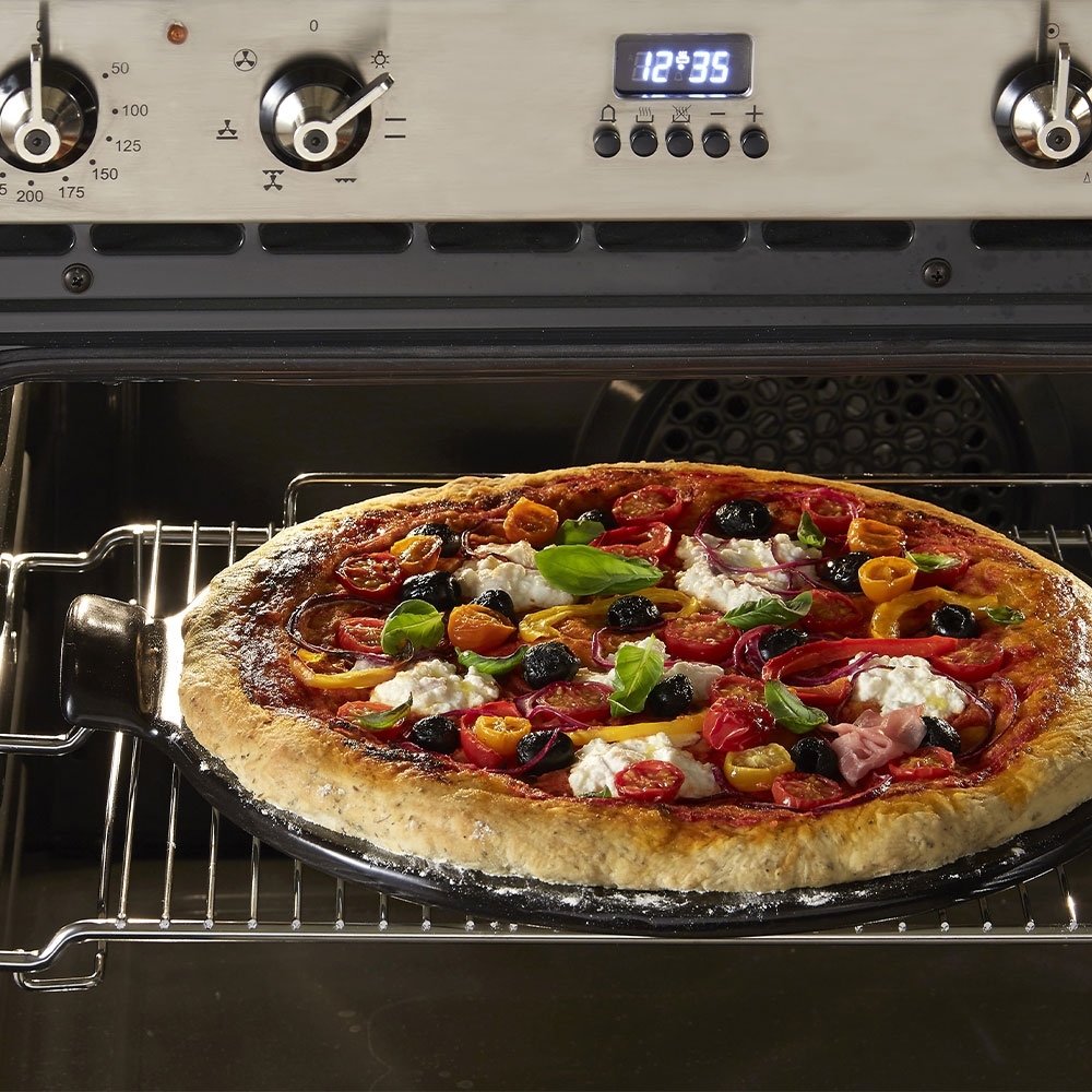 Emile Henry - Pizzastein rund 37 cm - Fusain Emile Henry - Pizzastein rund 37 cm - Fusain