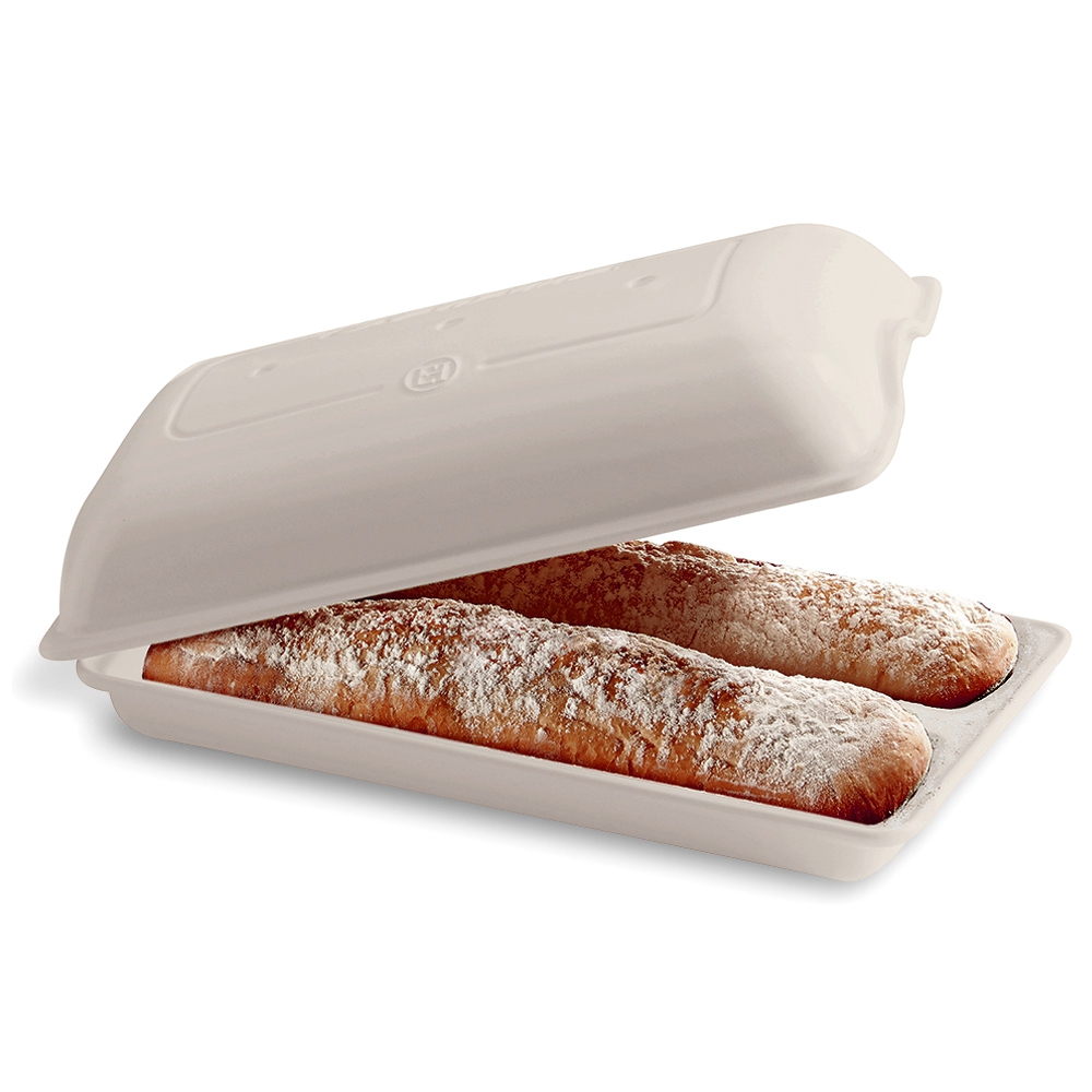 Emile Henry - Ciabatta-Set 39 x 23 cm I 1,2 L - Lin