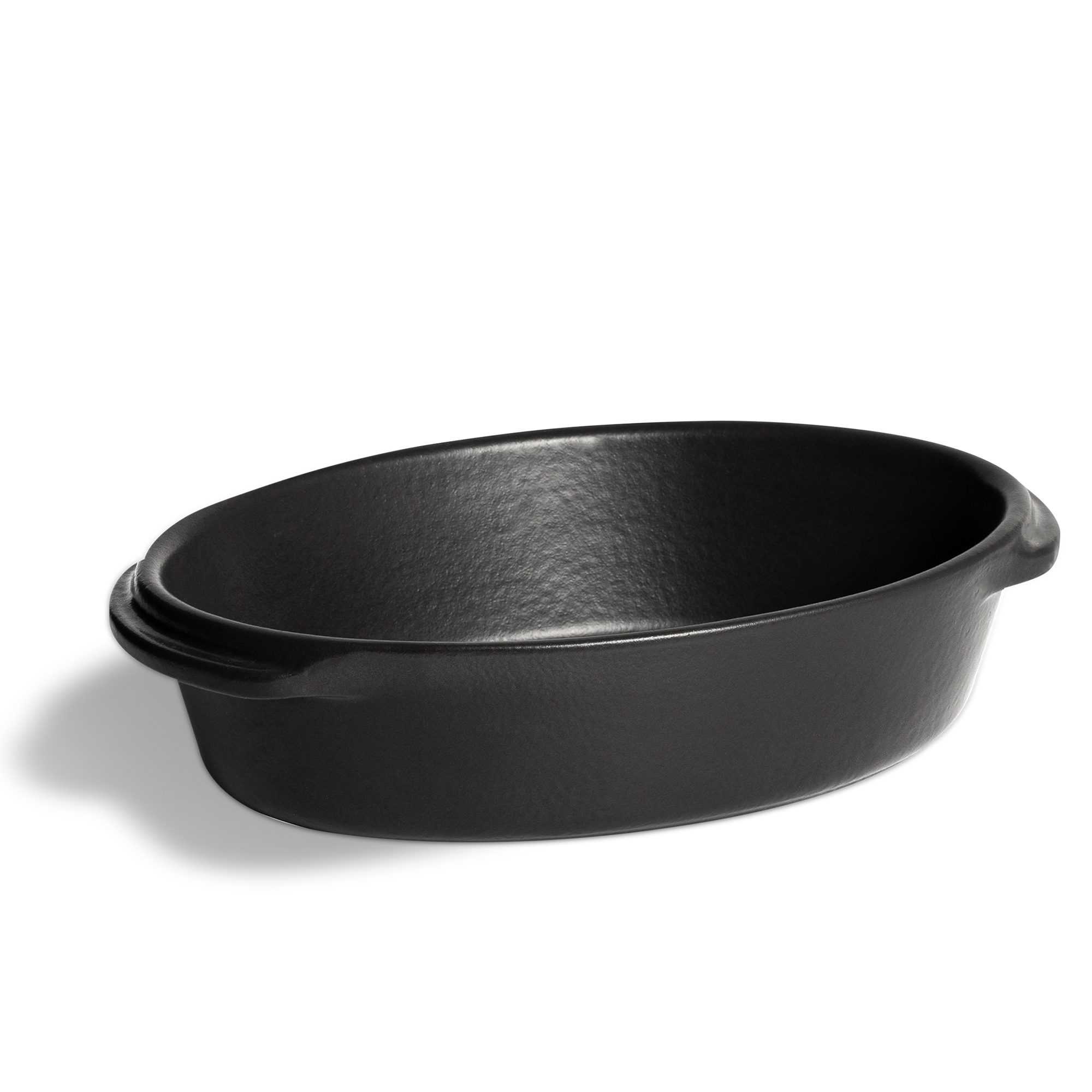 Emile Henry - SOLO Mini oval Dish 20 x 12 cm I 650 ml - Basalt