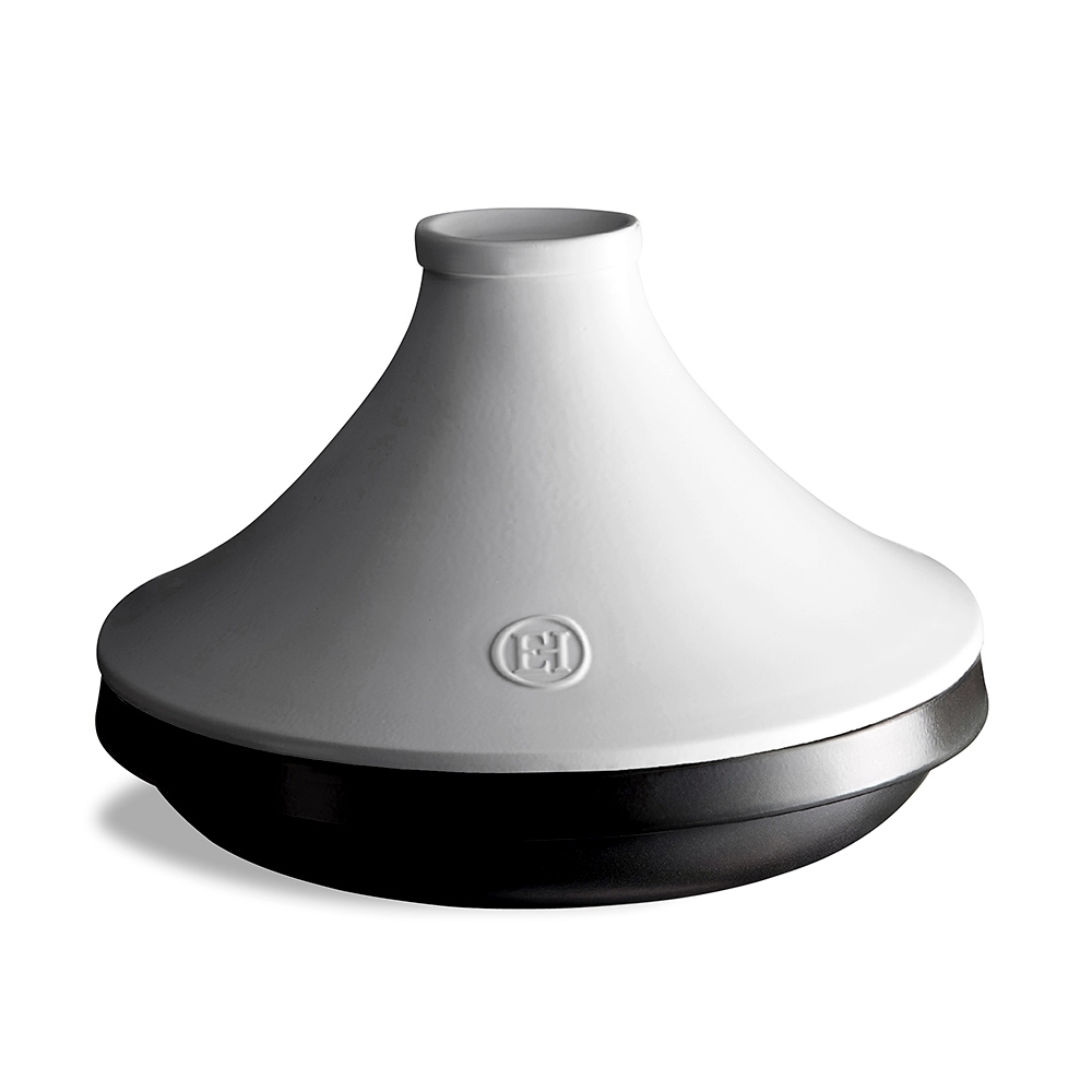 Emile Henry - Delight - Ø 27,5 cm I 1,85 L - Deckel weiß