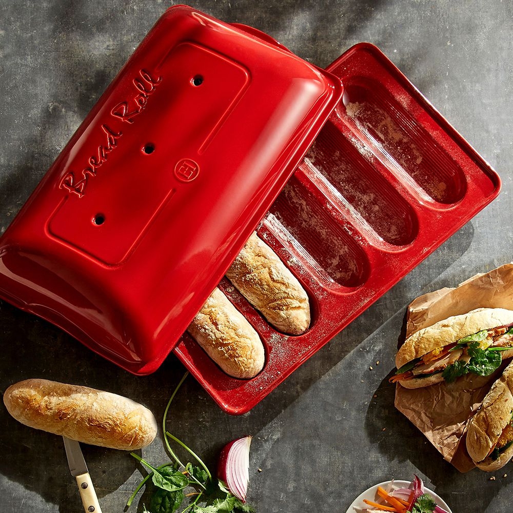 Emile Henry - Mini Baguette Set 39 x 23 cm - Grand Cru Emile Henry - Mini Baguette Set 39 x 23 cm - Grand Cru