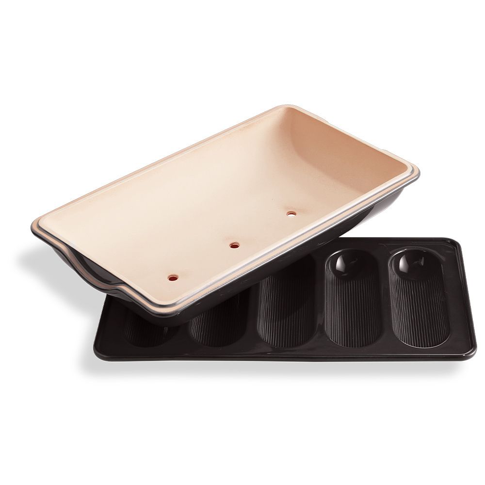 Emile Henry - Mini Baguette Set 39 x 23 cm - Fusain