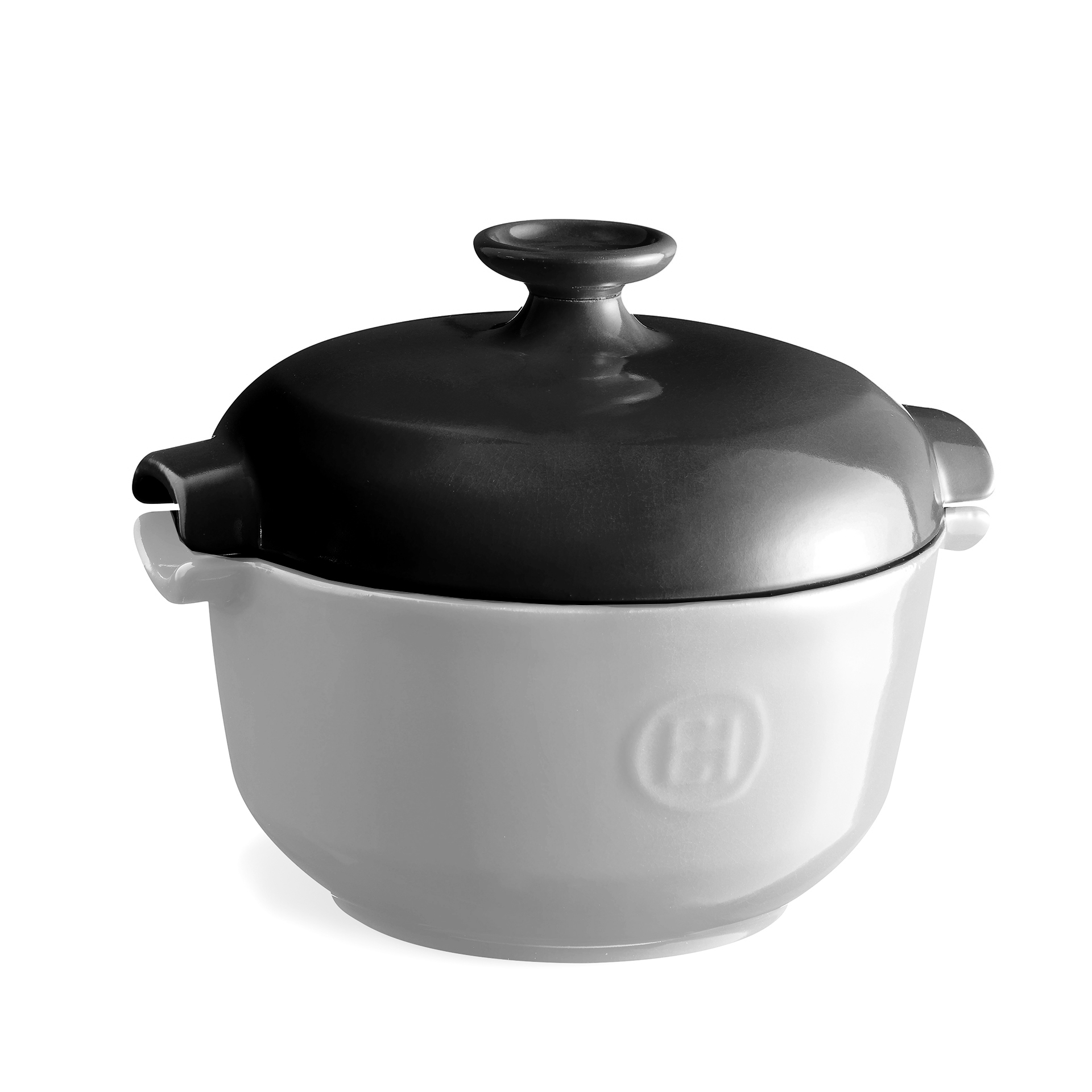 Emile Henry - Deckel für Reistopf 2,5 L - Fusain
