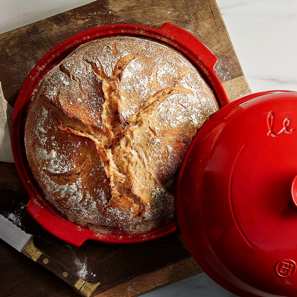 Emile Henry - Bread Cloche Set - Grand Cru