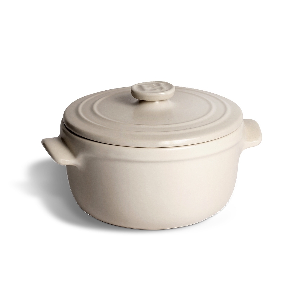 Emile Henry - SOLO Mini-Kasserolle Ø 17 cm I 650 ml - Opal Emile Henry - SOLO Mini-Kasserolle Ø 17 cm I 650 ml - Opal