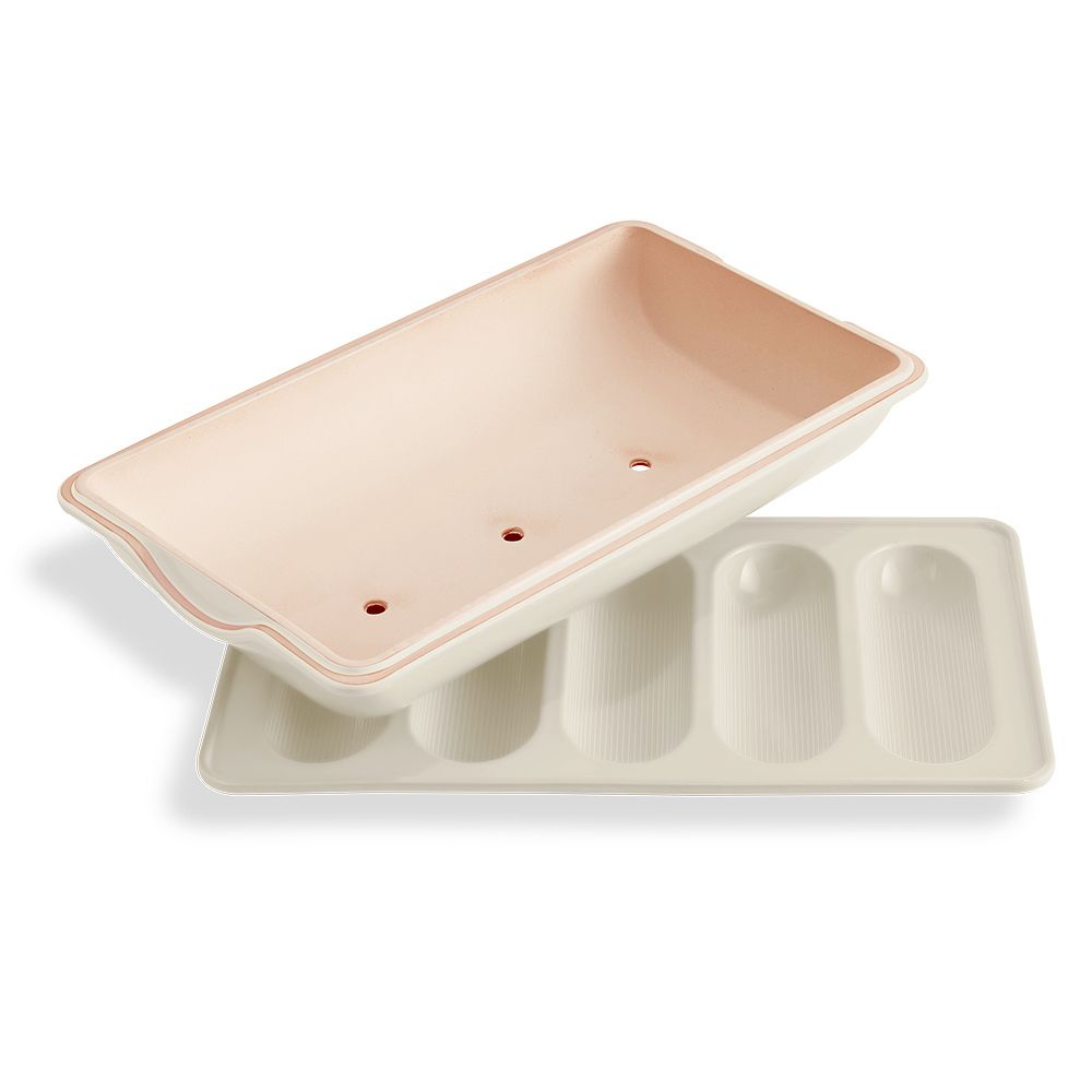 Emile Henry - Mini Baguette Set 39 x 23 cm - Lin Emile Henry - Mini Baguette Set 39 x 23 cm - Lin