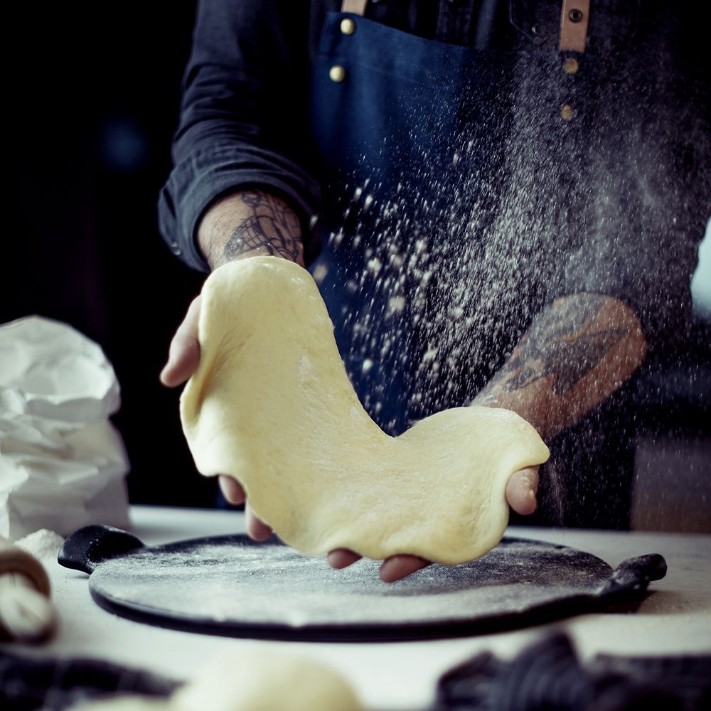 Emile Henry - Pizzastein rund 37 cm - Fusain Emile Henry - Pizzastein rund 37 cm - Fusain