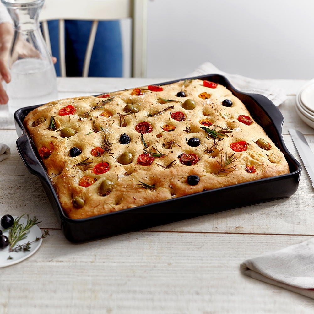 Emile Henry - Focaccia Brotbackform  I Fusain Emile Henry - Focaccia Brotbackform  I Fusain