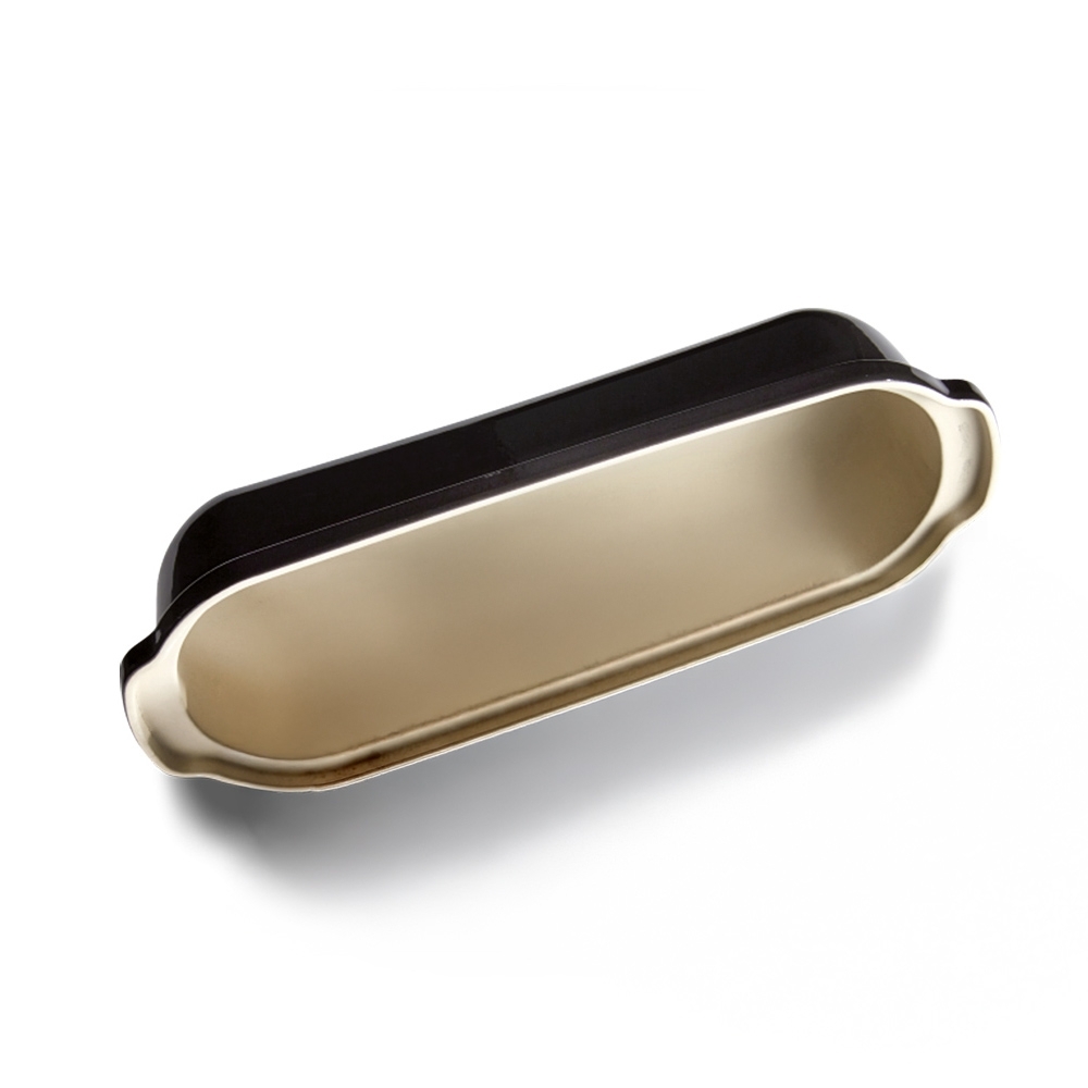 Emile Henry Landbrotform Deckel Fusain Keramik