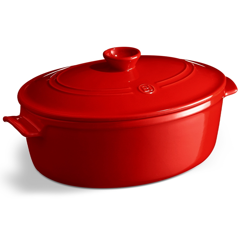 Emile Henry - Oval stewpot  6 L Emile Henry - Oval stewpot  6 L