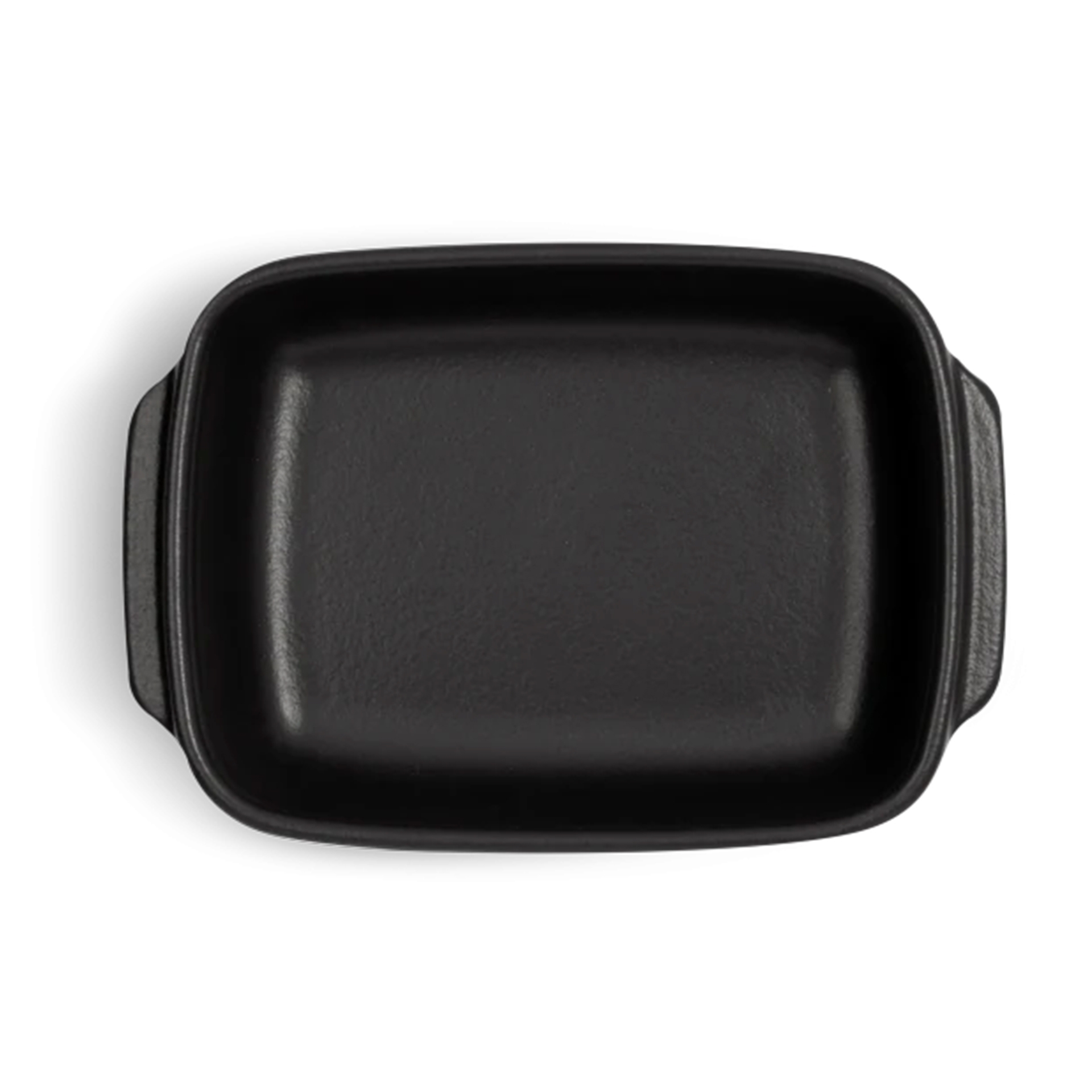 Emile Henry - SOLO Mini rectangular Dish 18 x 12 cm I 600 ml - Basalt