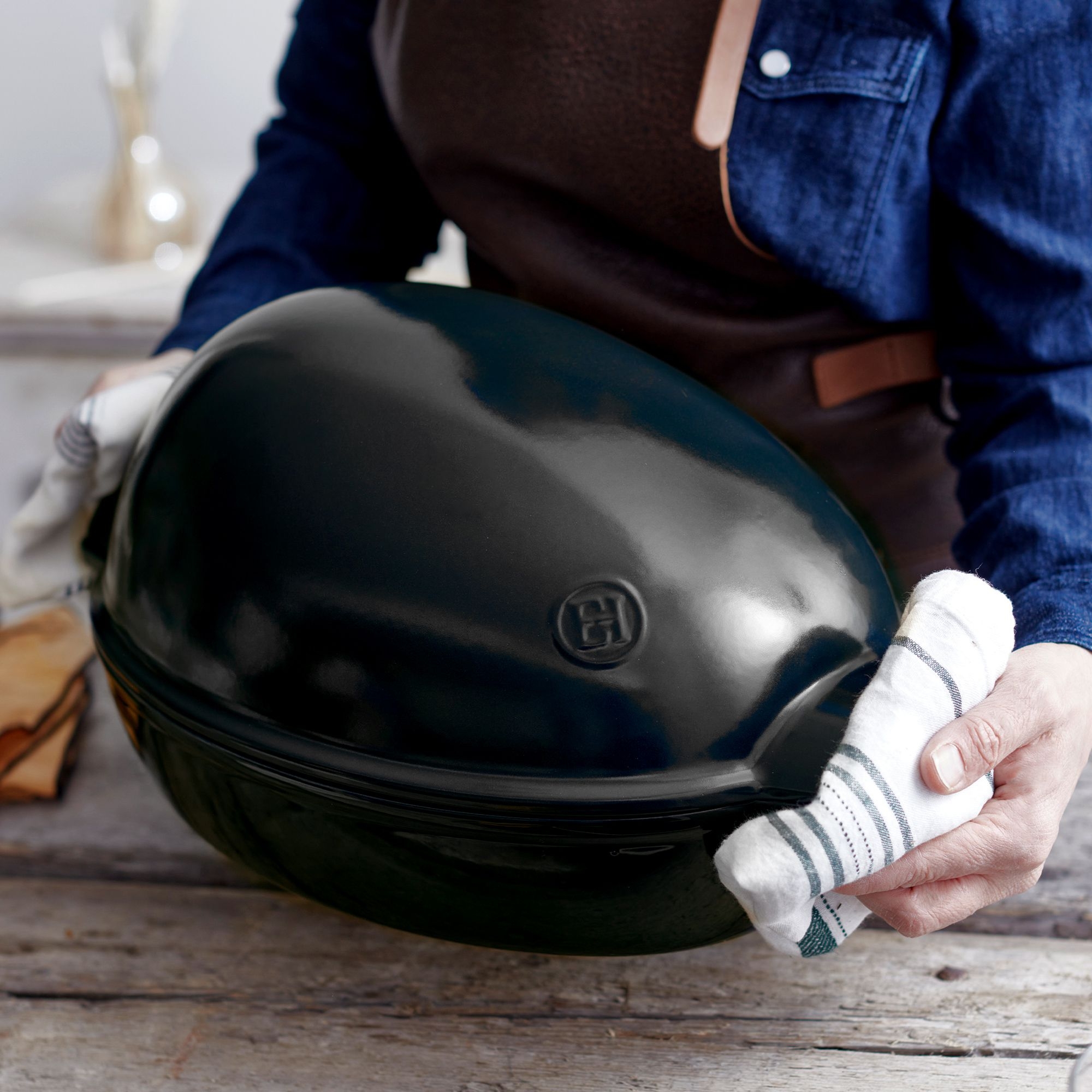 Emile Henry - Hähnchenbräter 8 L - Fusain Emile Henry - Hähnchenbräter 8 L - Fusain