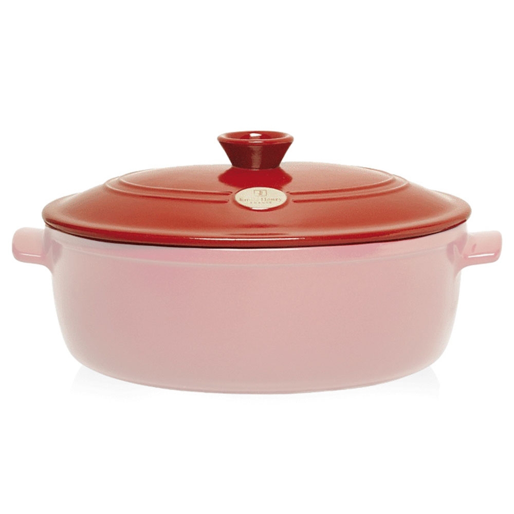 Emile Henry - Oval stewpot Replacement Lid Ø 31 cm - Grand Cru