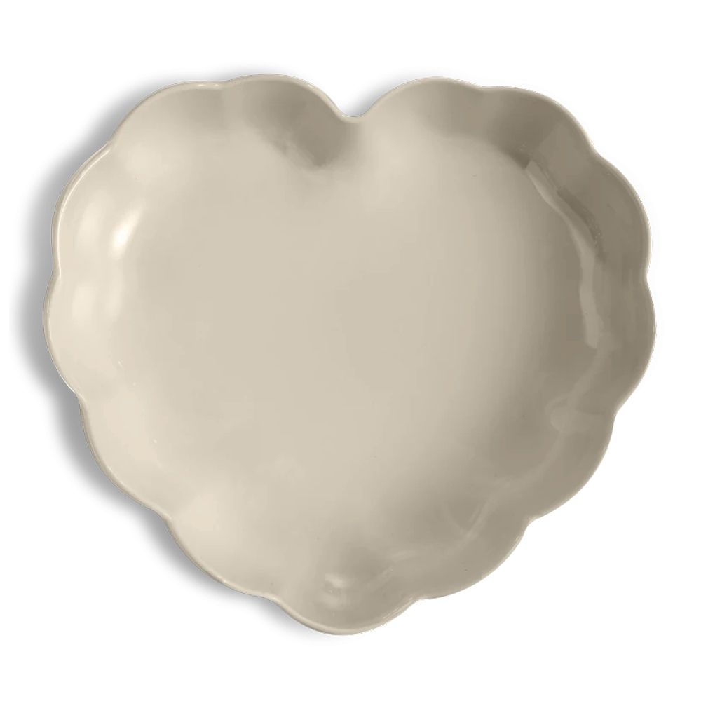 Emile Henry - Herzform 26,5 x 24,5 cm - Madeleine | Ton