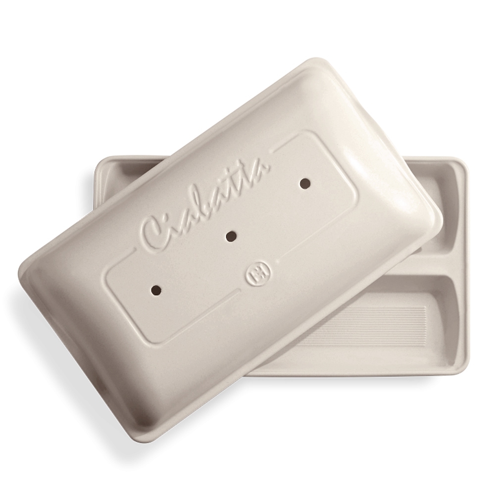 Emile Henry - Ciabatta-Set 39 x 23 cm I 1,2 L - Lin Emile Henry - Ciabatta-Set 39 x 23 cm I 1,2 L - Lin