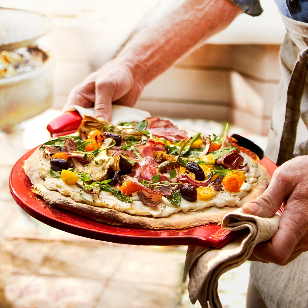 Emile Henry - Pizzastein rund 37 cm - Grand Cru
