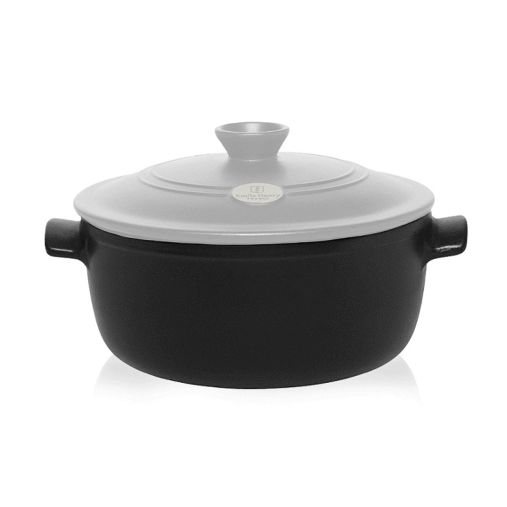 Emile Henry - Round stewpot Replacement Pot Ø 20 cm - Coal