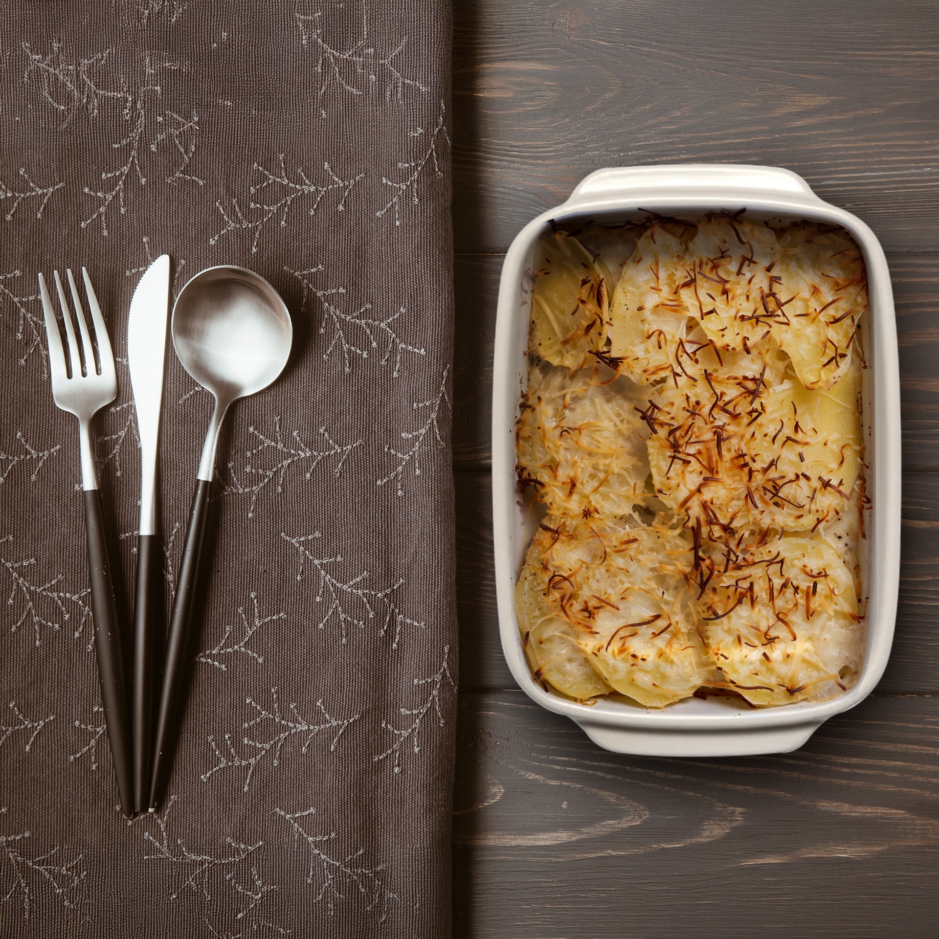 Emile Henry - SOLO Mini rectangular Dish 18 x 12 cm I 600 ml - Opale